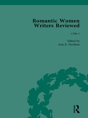 cover image of Romantic Women Writers Reviewed, Part III vol 7